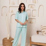 Mint Wave Pyjama Set