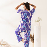 LILAC SWIRLS T-SHIRT Pajama Set