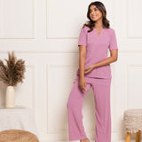 Dusty Rose Pj Set