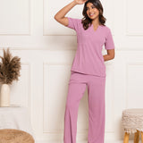 Dusty Rose Pj Set