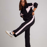 Dawn Pink Zip-through 3 Piece Tracksuit