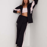 Dawn Pink Zip-through 3 Piece Tracksuit