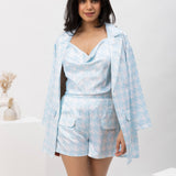 Milky Gaze Satin 3 piece Sh Set