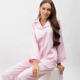 Rosette Feather Satin Set