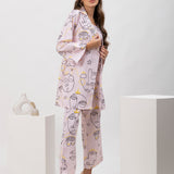 Pink Spirit 3 Peice Cotton Blazer Set