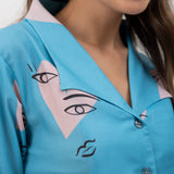 All Eyes On You Cotton Pj Set
