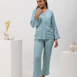 Turqoise Treat Cotton Pj Set