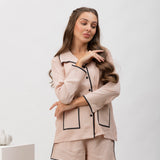 Big Pocket Beige Cotton Sh Set