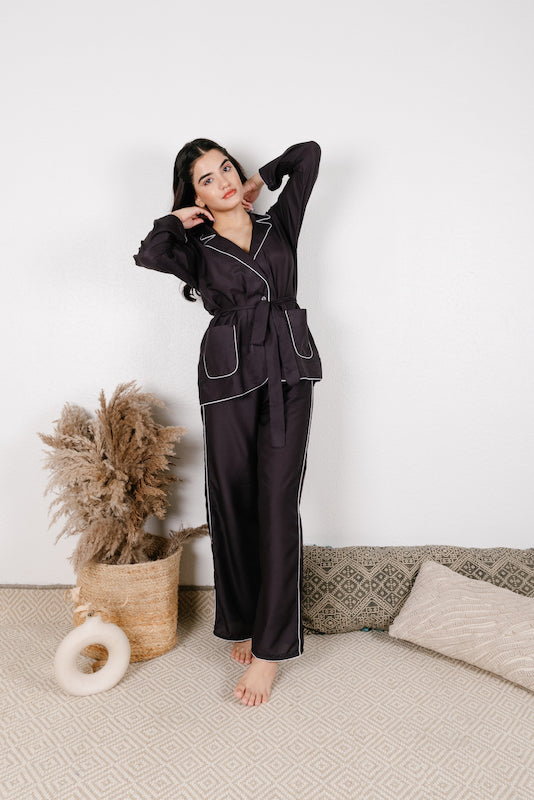 Boss Babe Cotton Pyjama Set DAWNANDDUSK.CO 